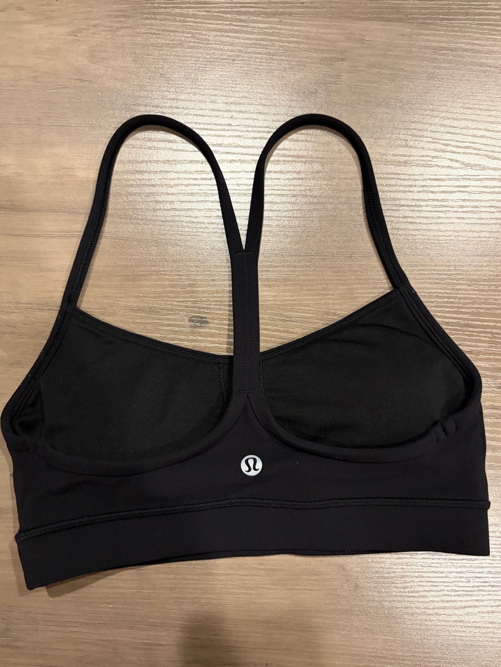lululemon athletica Black T-Back Light Support Sports Bra